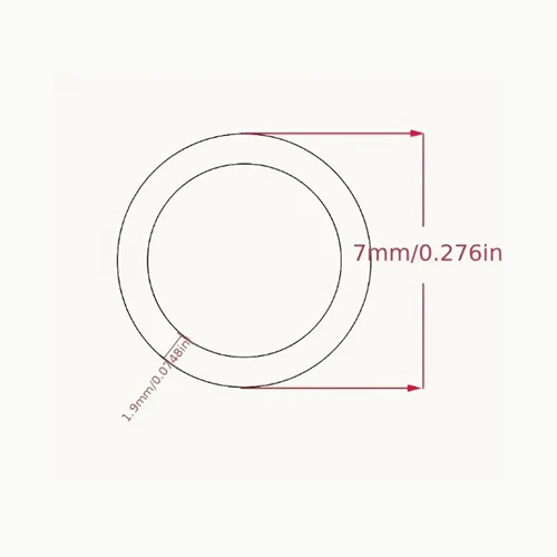 size of Fishing Bite Alarms Rubber O Rings size of Fishing Bite Alarms Rubber O Rings
